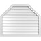 Ekena Millwork Octagonal Top Surface Mount PVC Gable Vent w/ 2"W x 1-1/2"P Brickmould Frame, 40"W x 32"H GVPOT40X3202SN - alternate 1